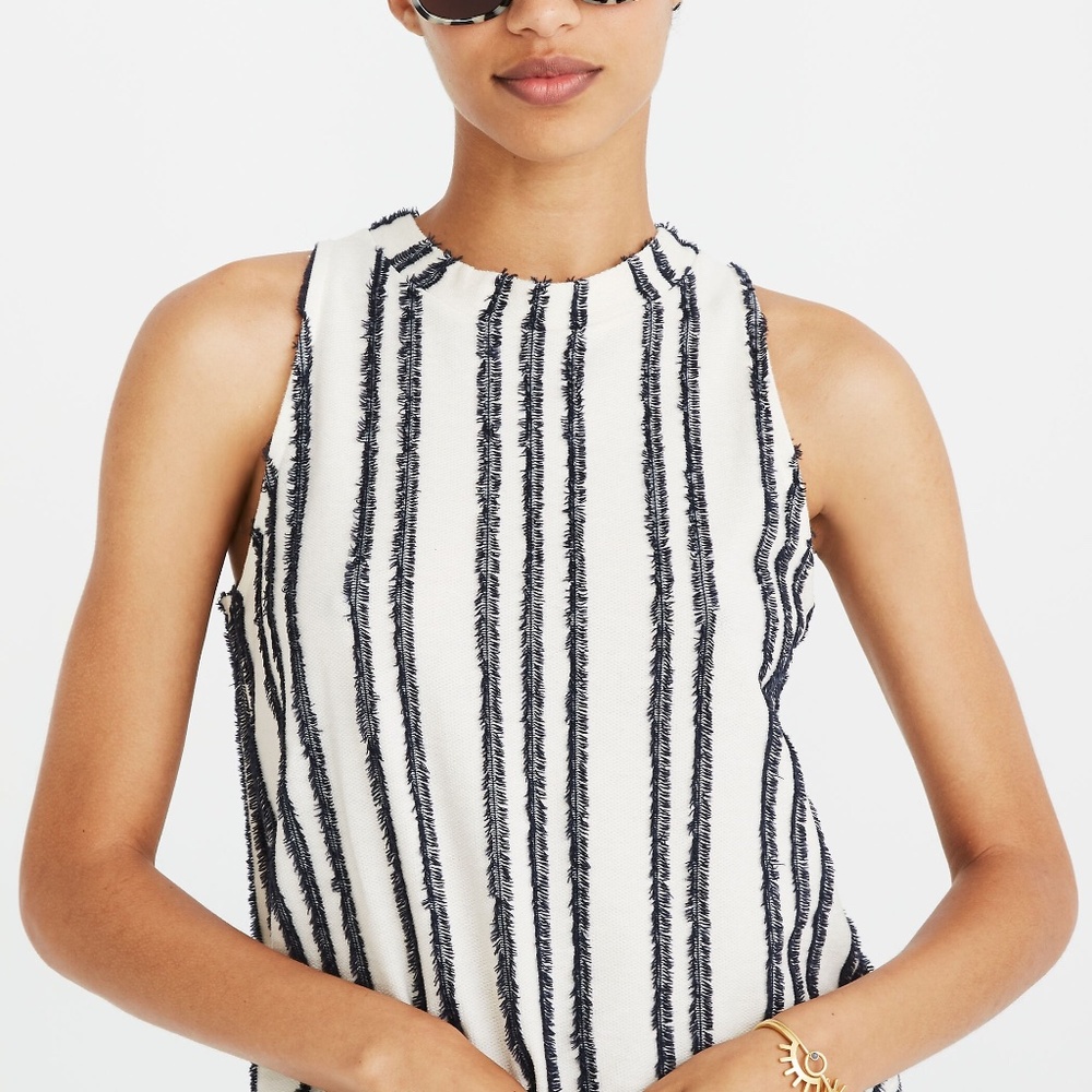Madewell - Mockneck Swing Top - Sz L